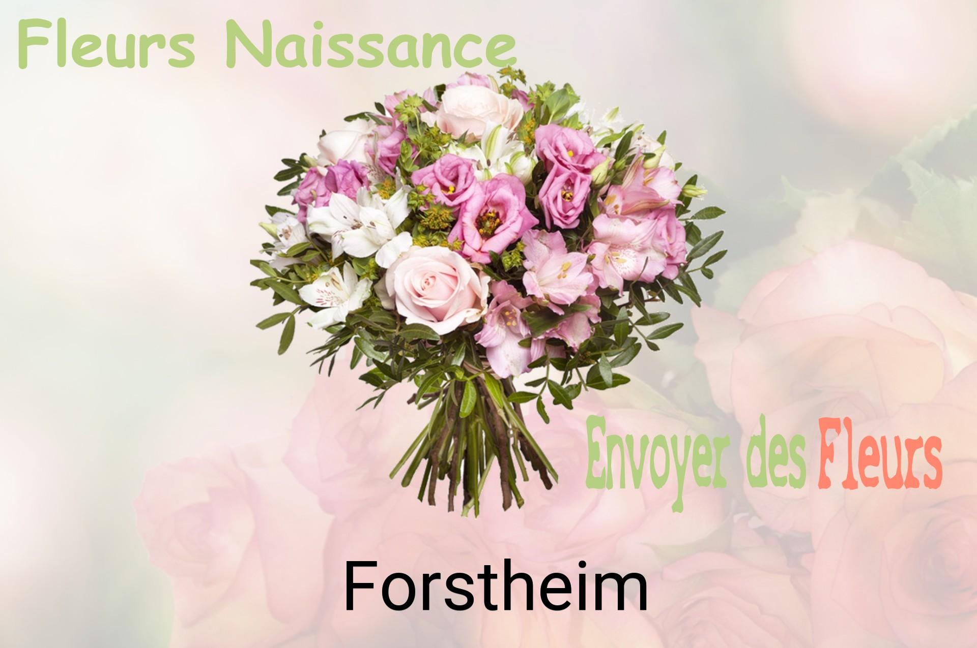 Bouquet de fleurs de naissance livré à Forstheim