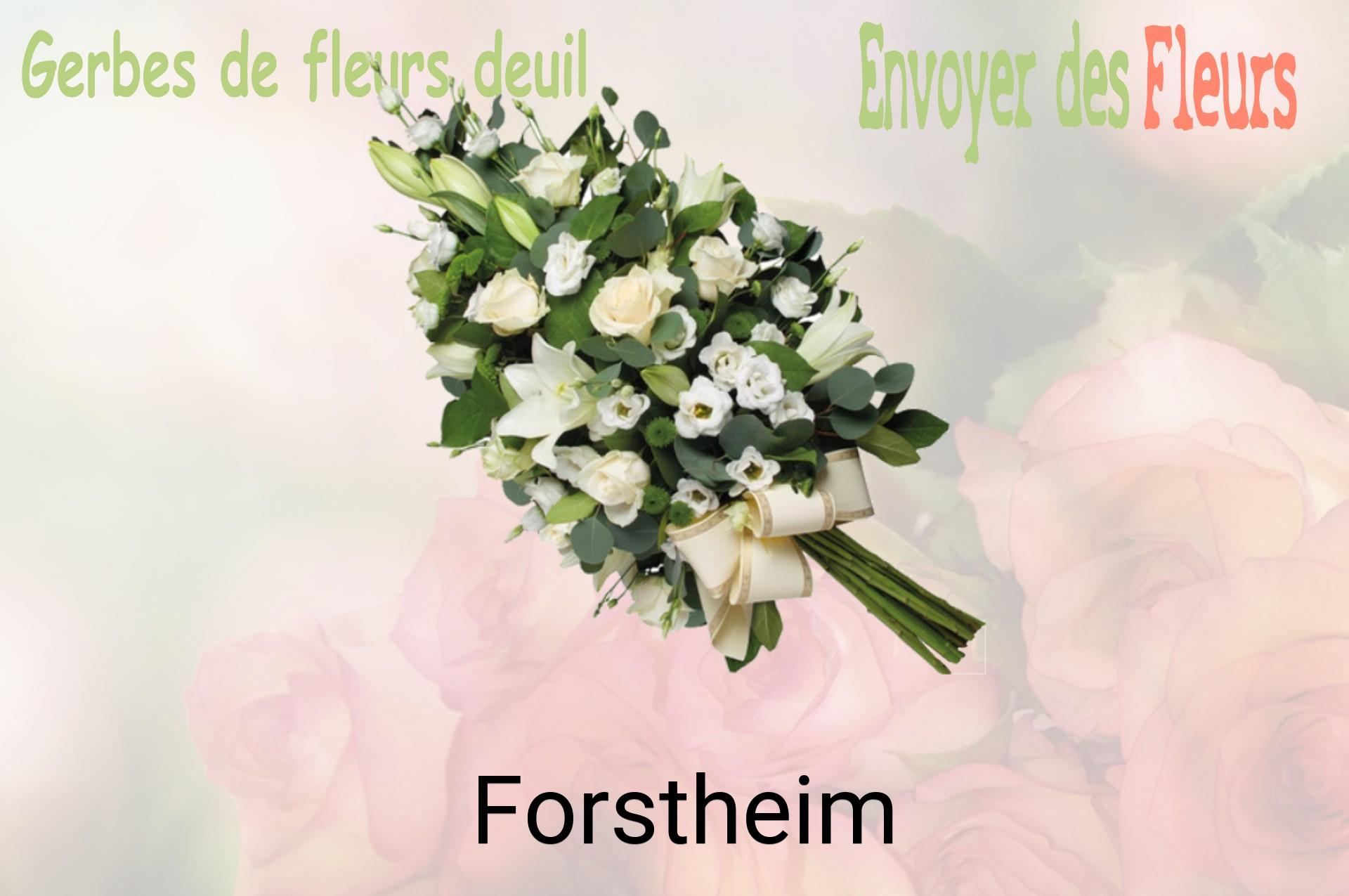 Gerbe de fleurs de deuil livrée à Forstheim